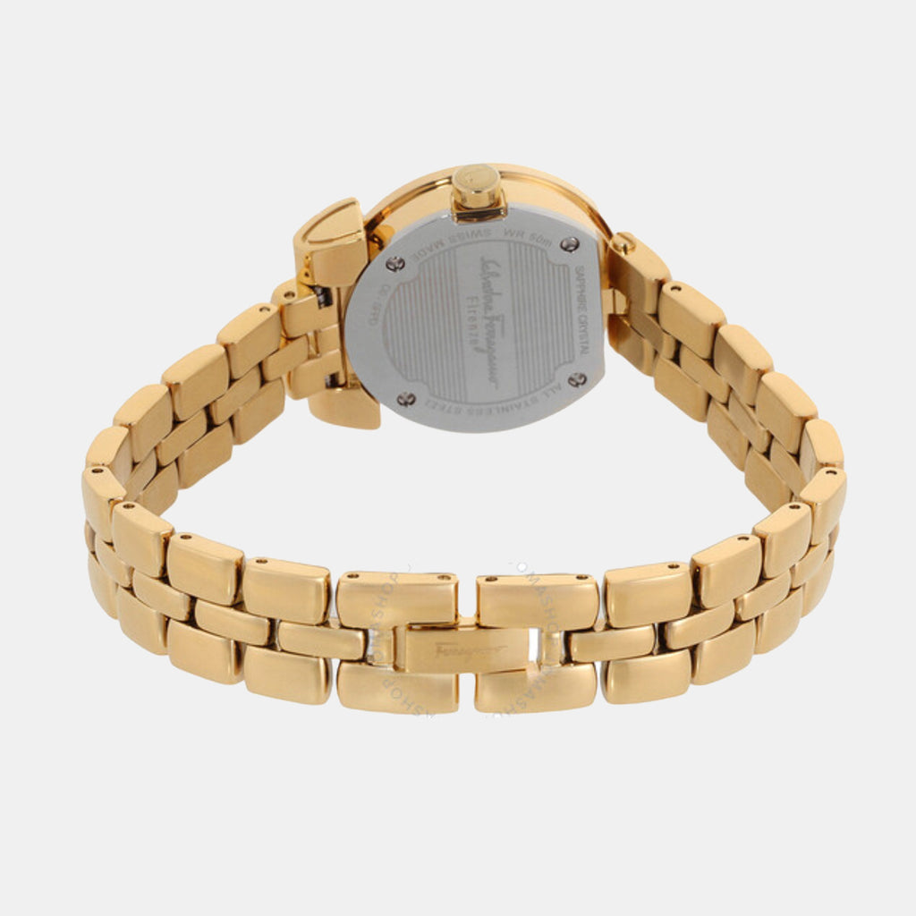 Women Quartz Red Dial Chronograph Stainless Steel Watch SFPD02424