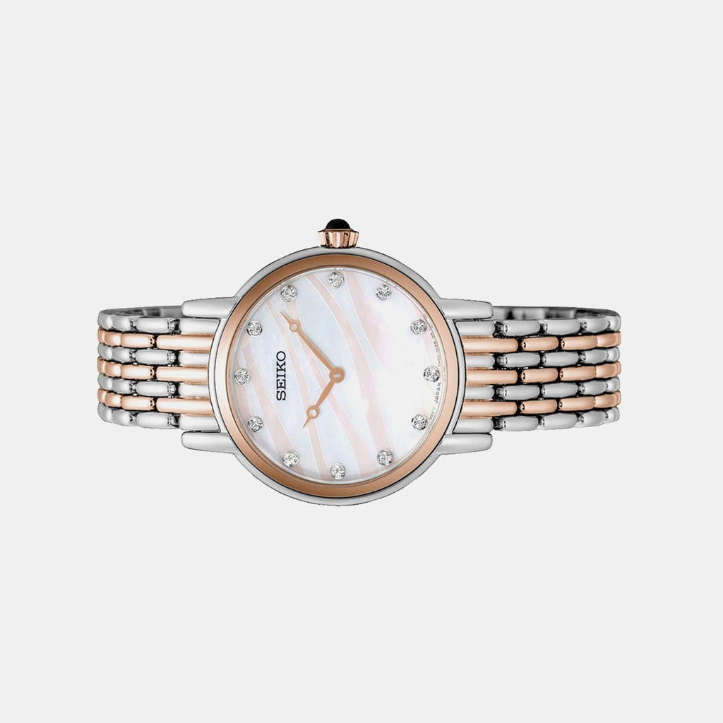 Women Quartz Multicolour Dial Analog Stainless Steel Watch SFQ806P1