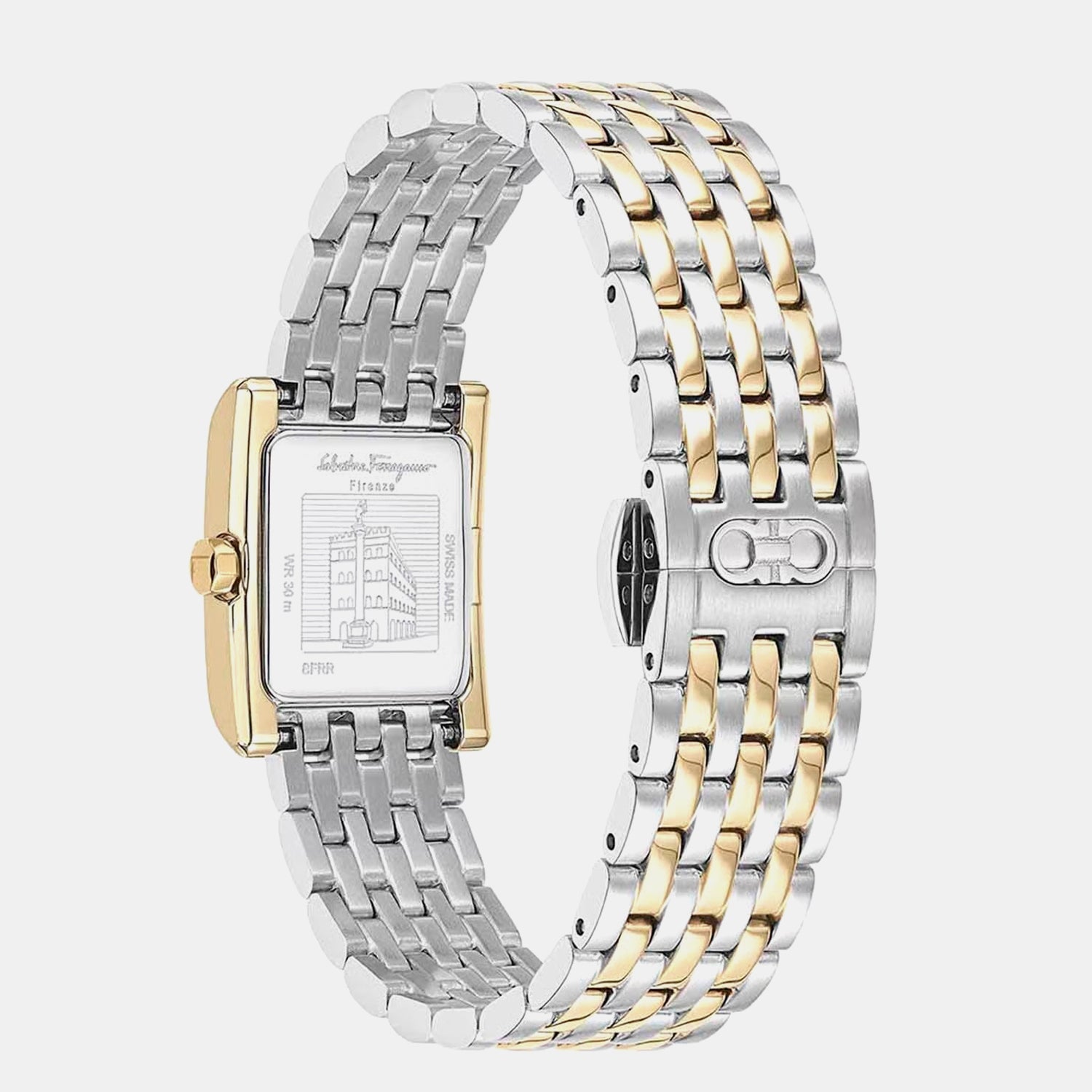 Women Quartz White Dial Analog Stainless Steel Watch SFRR00422