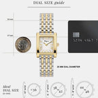 Women Quartz White Dial Analog Stainless Steel Watch SFRR00422