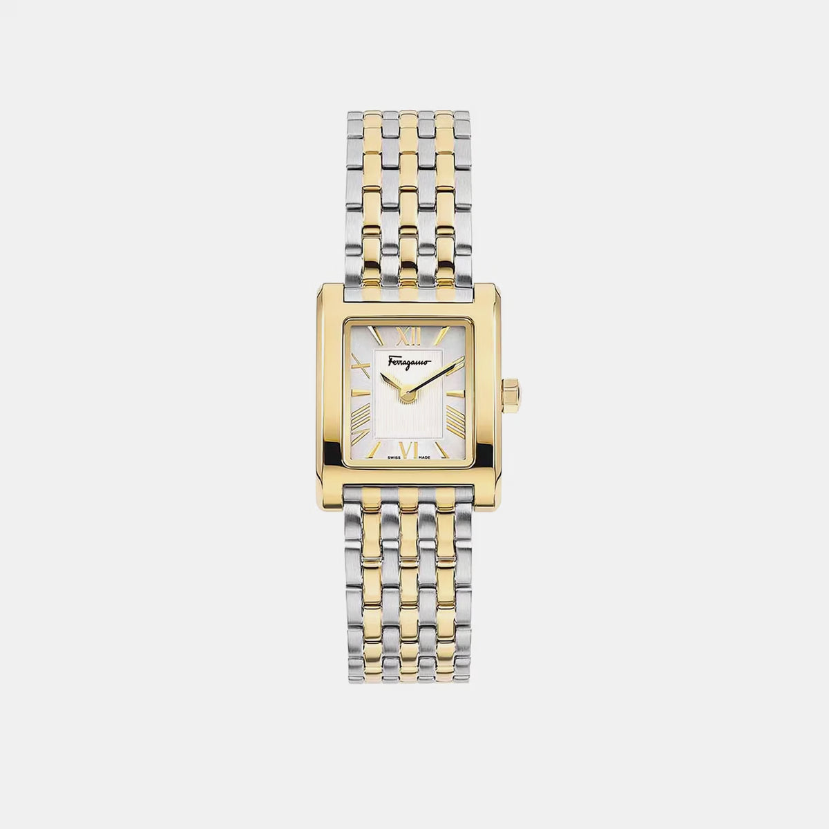 Lace Women Quartz White Dial Analog Stainless Steel Watch SFRR00422