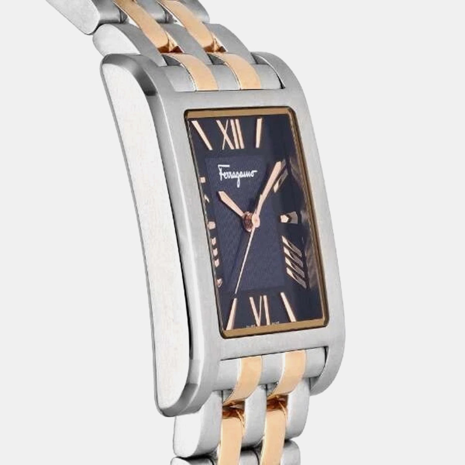 Men Quartz Blue Dial Analog Stainless Steel Watch SFRS00322