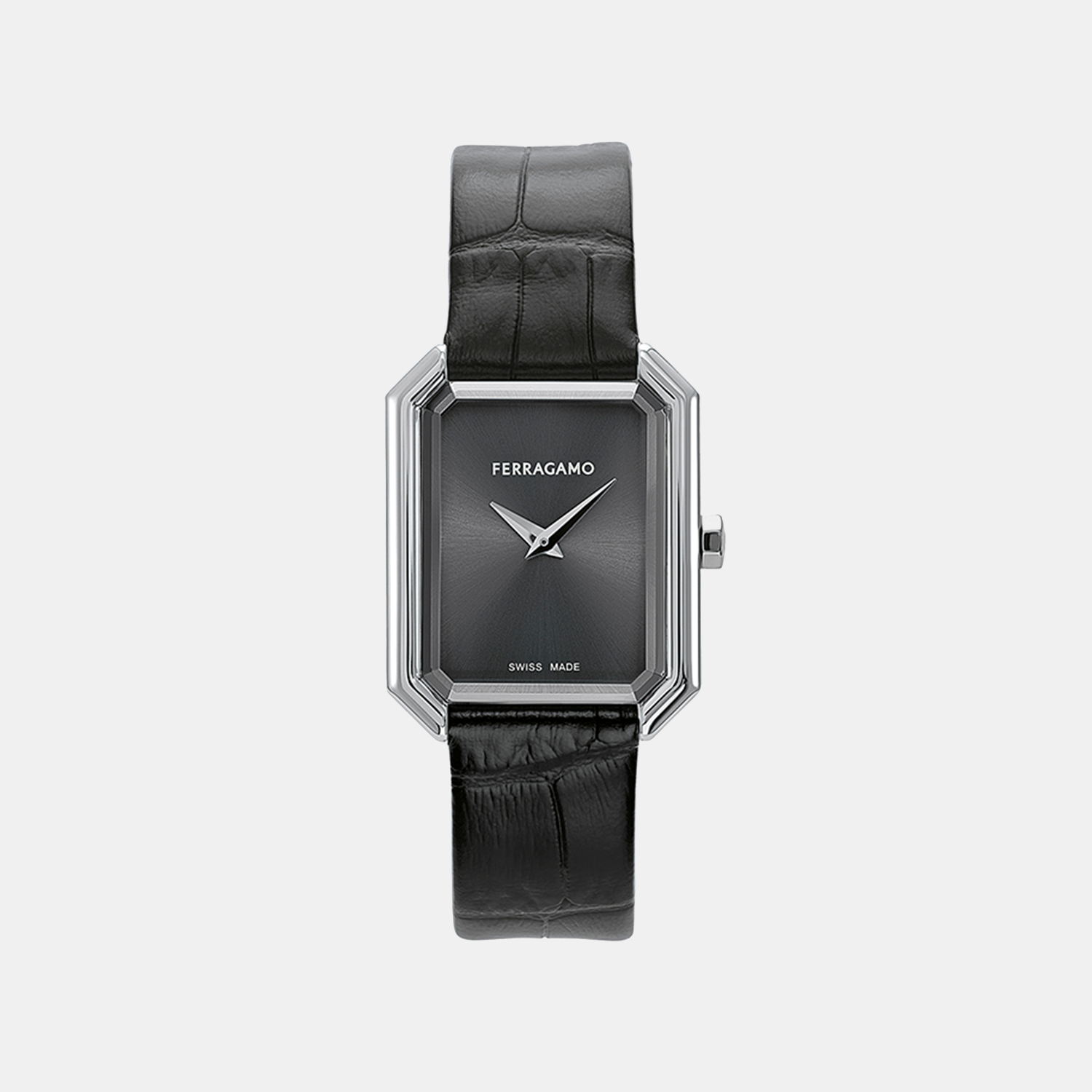 Ferragamo Geometric Black Analog watch