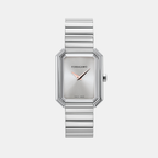 Ferragamo Geometric Silver Analog watch