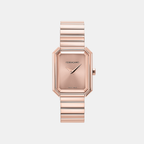 Ferragamo Rectangular Rose Gold Analog watch