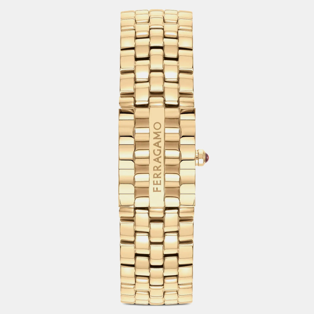 Women Quartz Green Dial Analog Stainless Steel Watch SFS900324