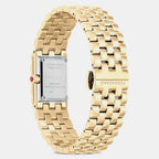 Women Quartz Green Dial Analog Stainless Steel Watch SFS900324