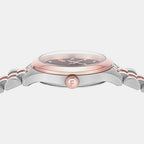 Sa-Ferragamo Duo 25Mm-Fw Women Quartz Brown Dial Analog Stainless Steel Watch SFSA00324