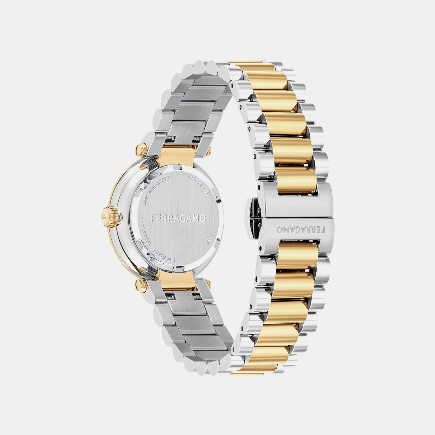 Se-Ferragamo Softy-Fw Women Quartz White Dial Analog Stainless Steel Watch SFSE00324