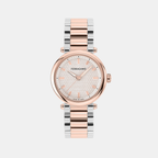 Ferragamo Round White-Silver Analog watch