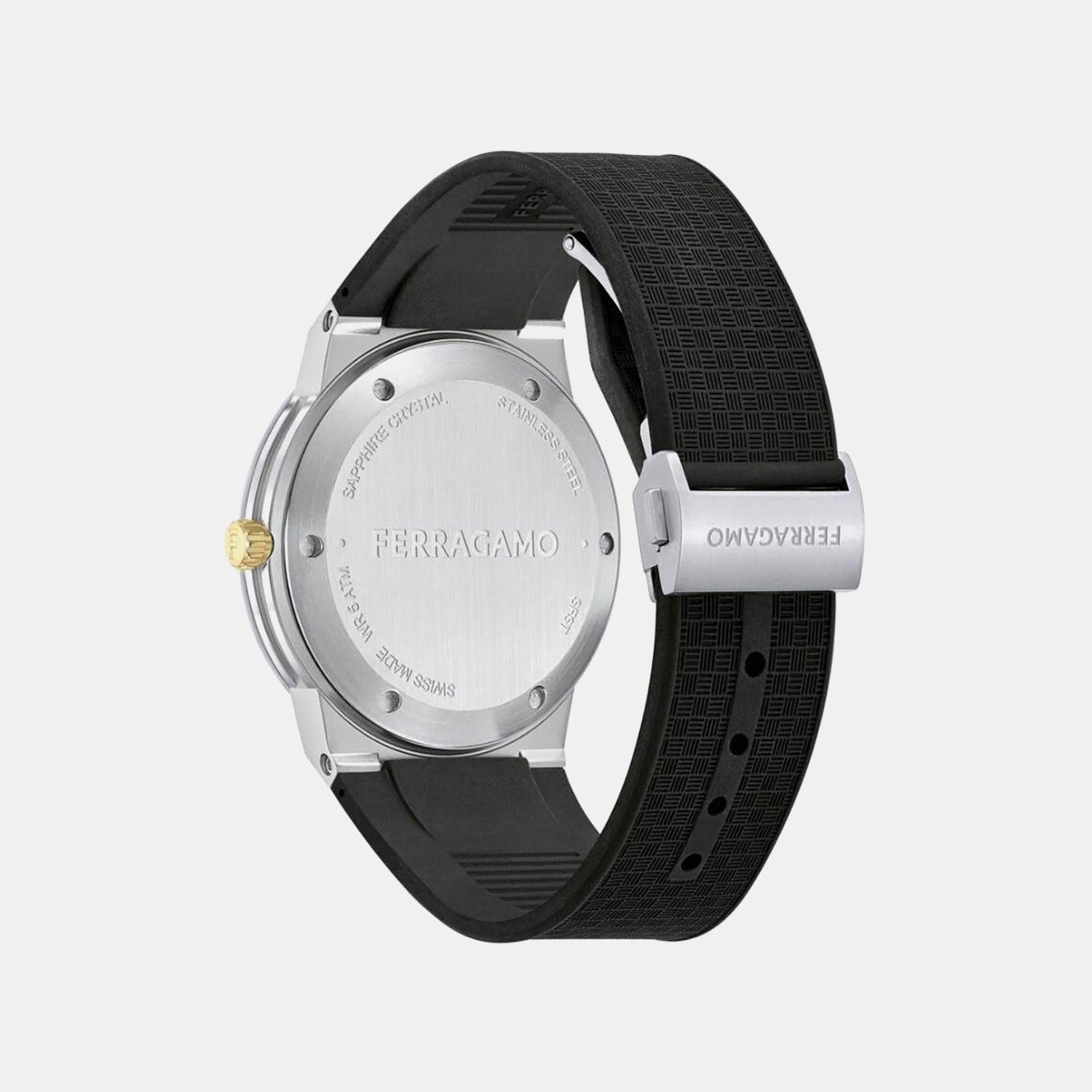 Men Quartz Silver Dial Analog Recycled PU Watch SFST00124