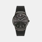 St-Infinity Sapphire-Fw Men Quartz Black Dial Analog Rubber Watch SFST00224