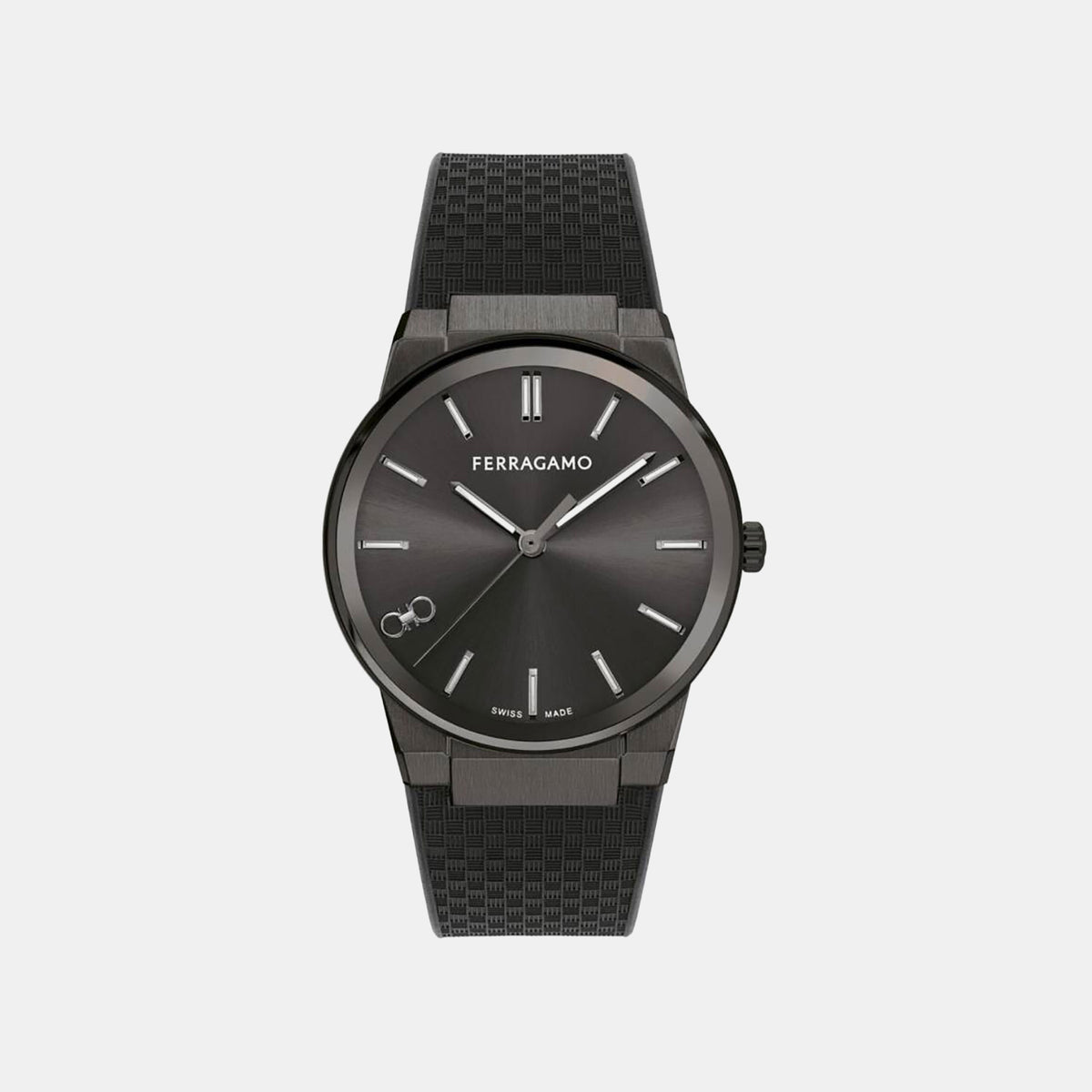 Infinity Sapphire Men Quartz Black Dial Analog PU Watch SFST00224
