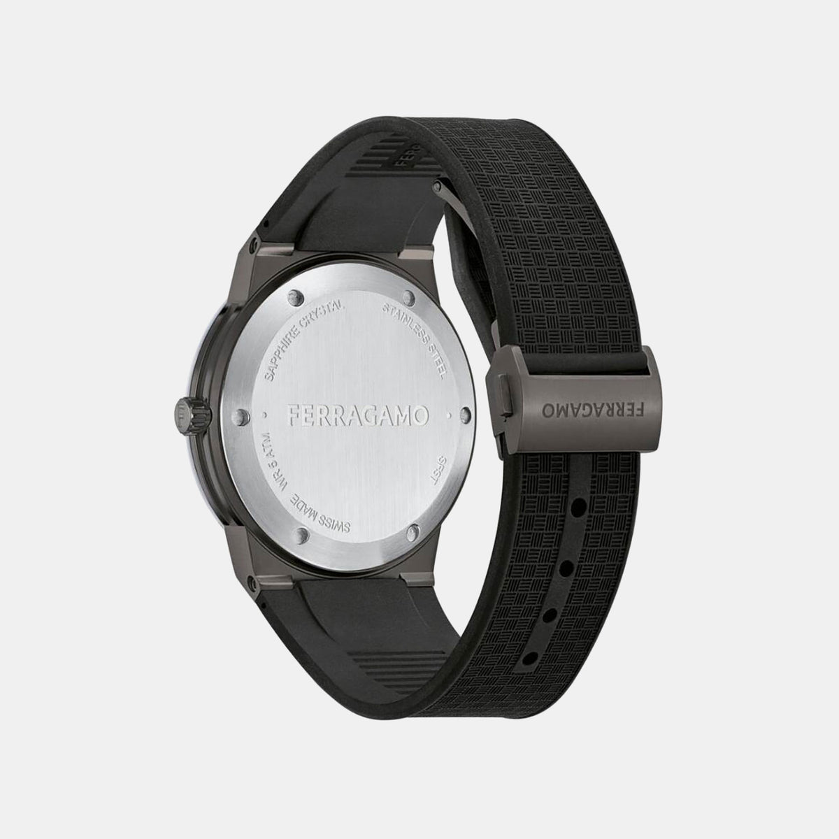Infinity Sapphire Men Quartz Black Dial Analog PU Watch SFST00224