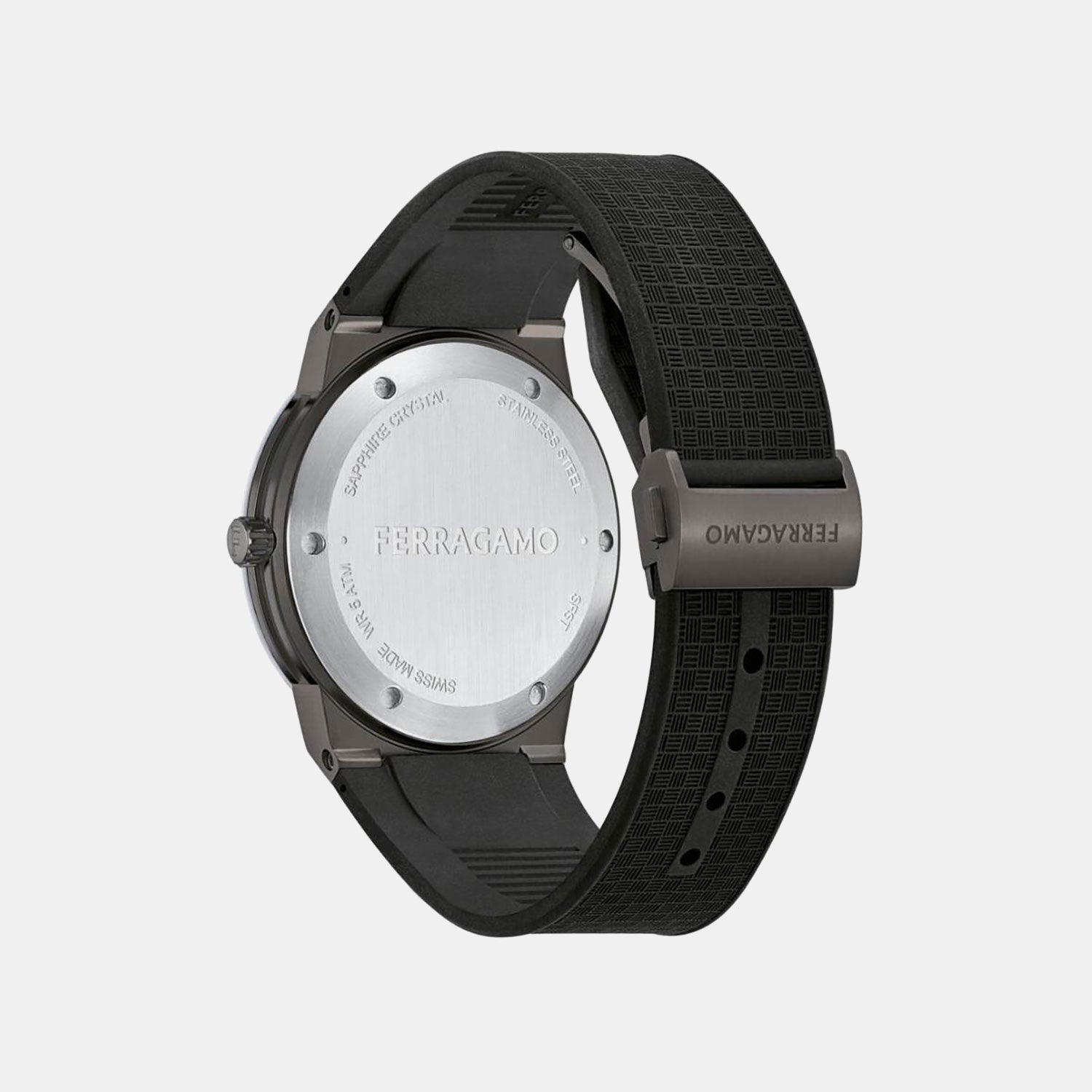 Men Quartz Black Dial Analog Recycled PU Watch SFST00224