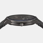 St-Infinity Sapphire-Fw Men Quartz Black Dial Analog Rubber Watch SFST00224