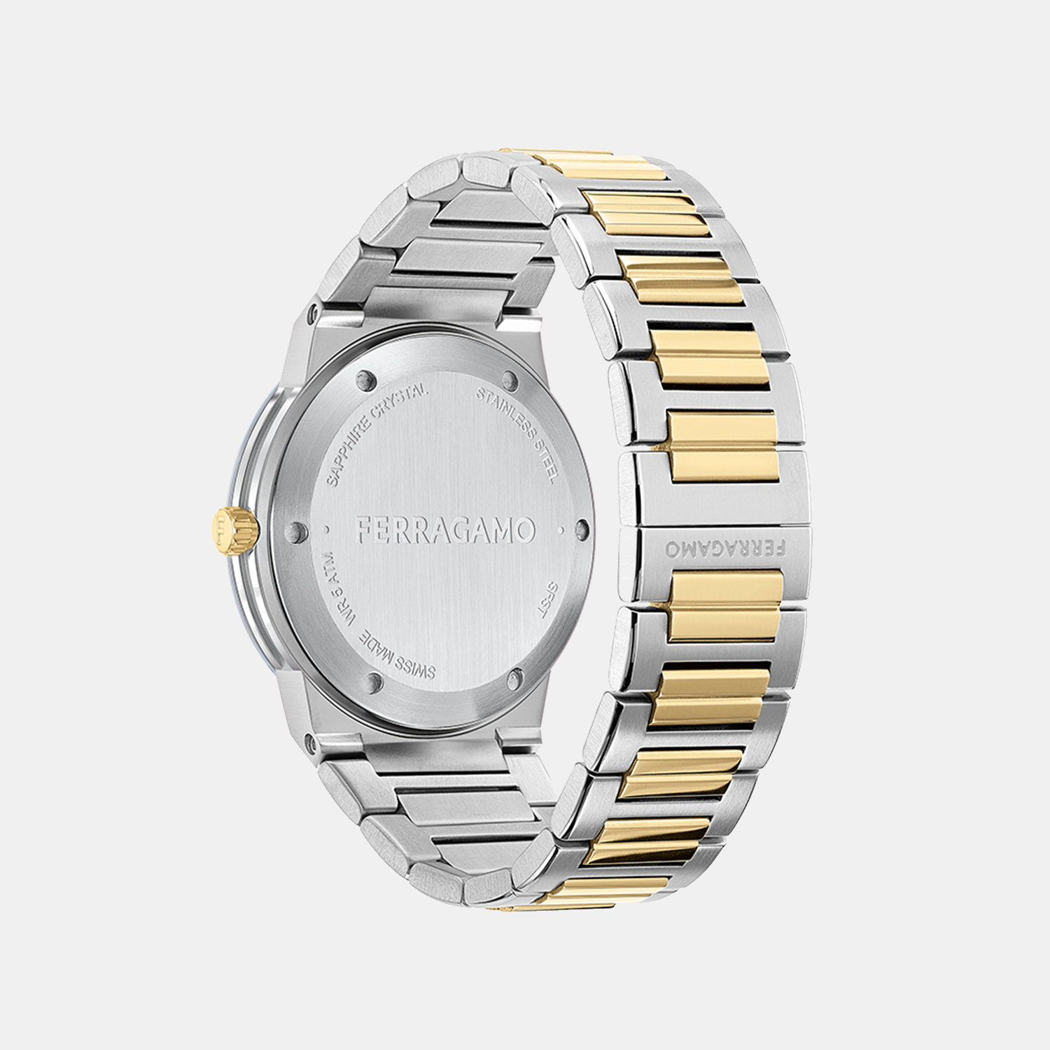 Ferragamo Men Round Green watch