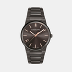 Ferragamo Round Gray Analog watch