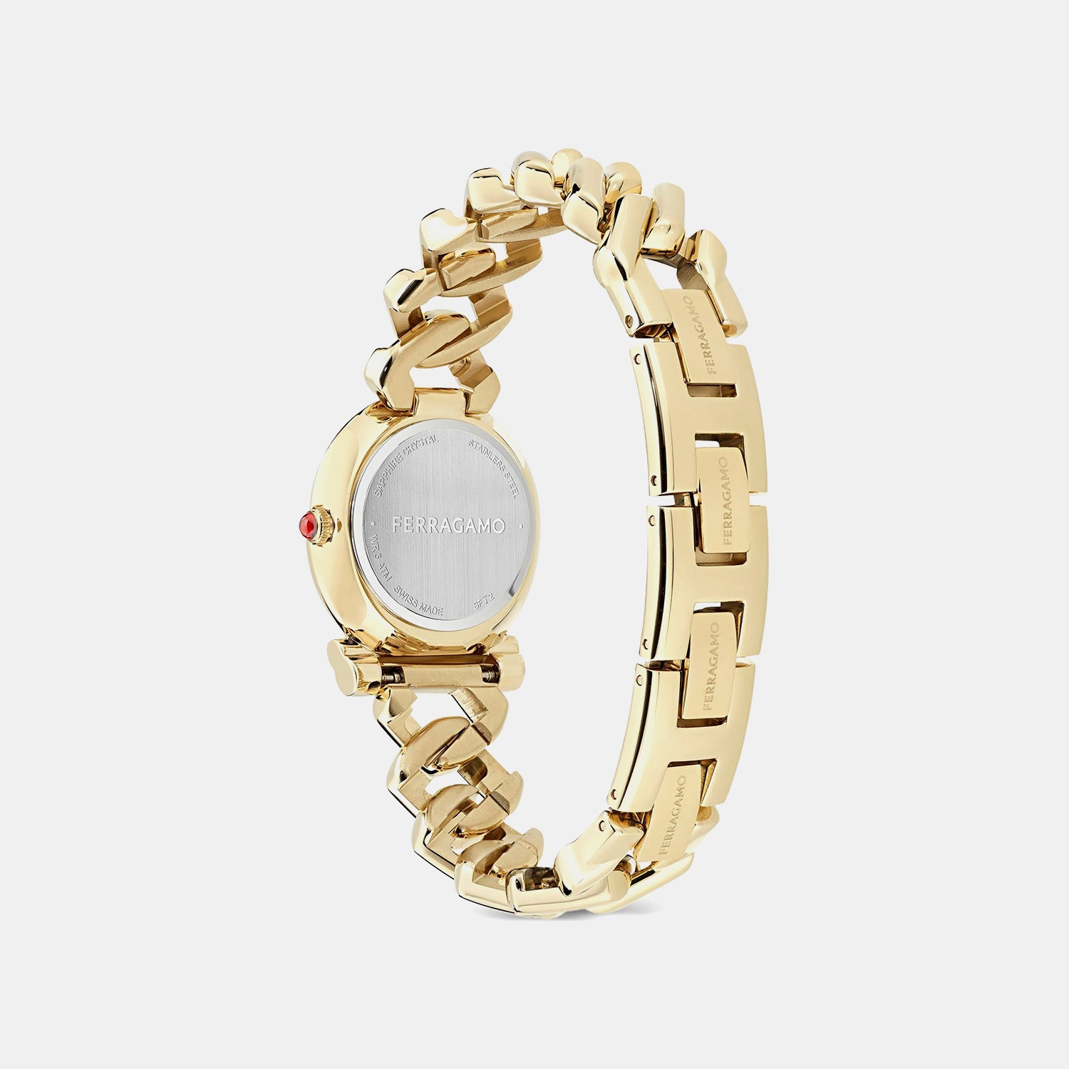 Women Quartz Brown Dial Analog Stainless Steel Watch SFT200325