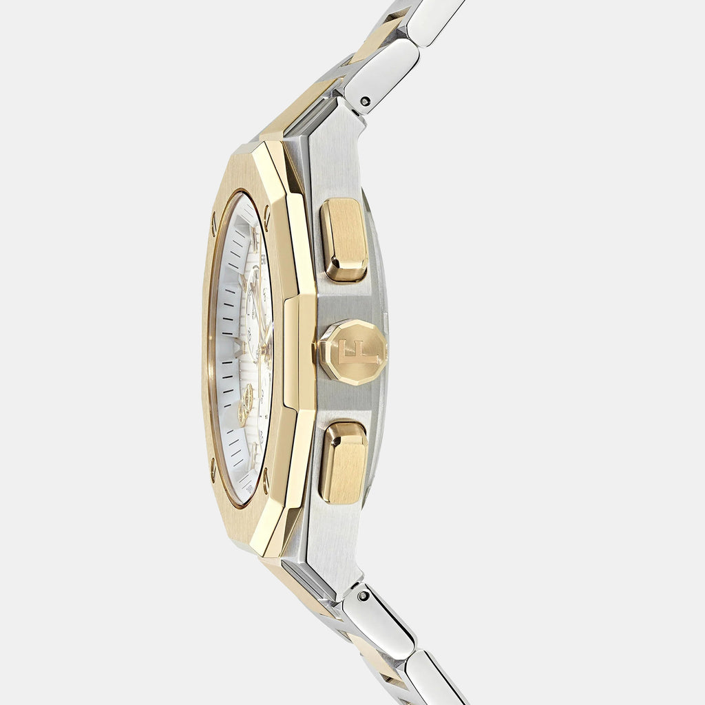 Versilia Men Quartz Champagne Dial Chronograph Stainless Steel Watch SFT600225