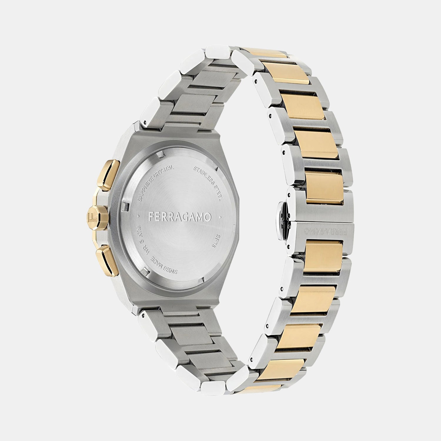 Versilia Men Quartz Champagne Dial Chronograph Stainless Steel Watch SFT600225