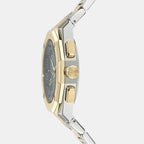 Edge Chrono Men Quartz Green Dial Chronograph Stainless Steel Watch SFT600325
