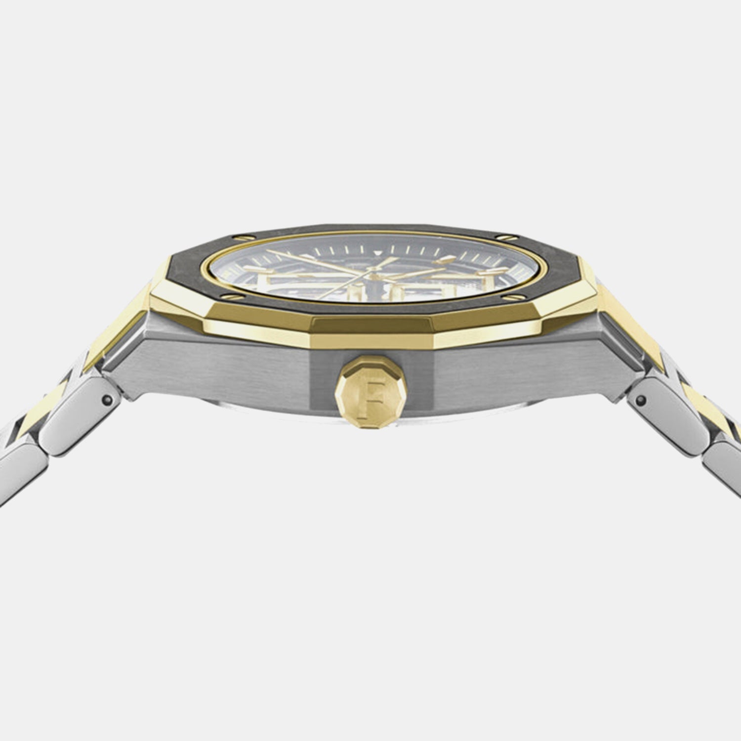 Men Automatic Silver Dial Analog Stainless Steel Watch SFT700225