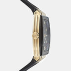 F-80 Men Quartz Black Dial Analog Leather Watch SFT800325