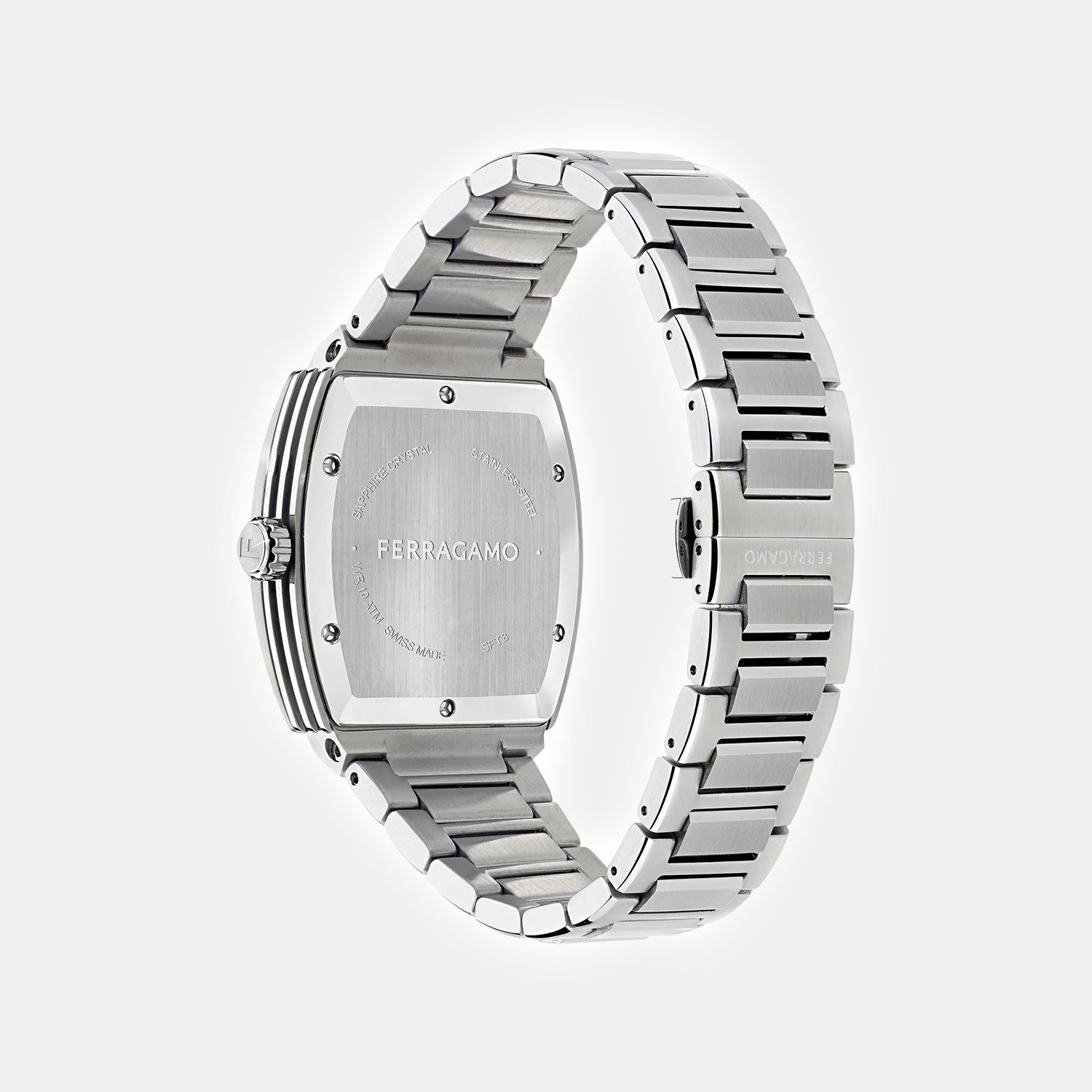 F-80 Men Quartz Blue Dial Analog Stainless Steel Watch SFT800525
