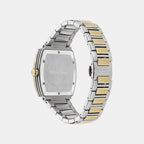 Men Quartz Black Dial Analog Stainless Steel Watch SFT800625