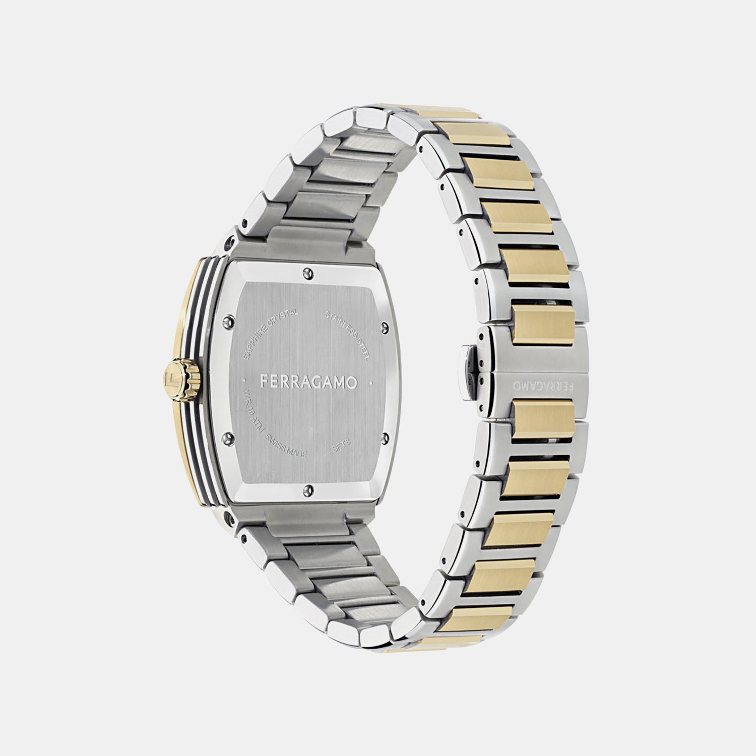 Men Quartz Black Dial Analog Stainless Steel Watch SFT800625