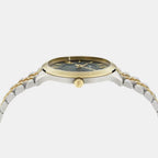 Tb-Ferragamo Duo 40Mm-Fw Men Quartz Green Dial Analog Stainless Steel Watch SFTB00424