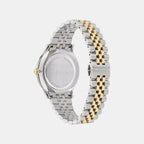 Men Quartz Green Dial Analog Stainless Steel Watch SFTV00225