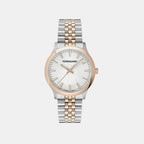 Men Quartz Silver Dial Analog Stainless Steel Watch SFTV00325