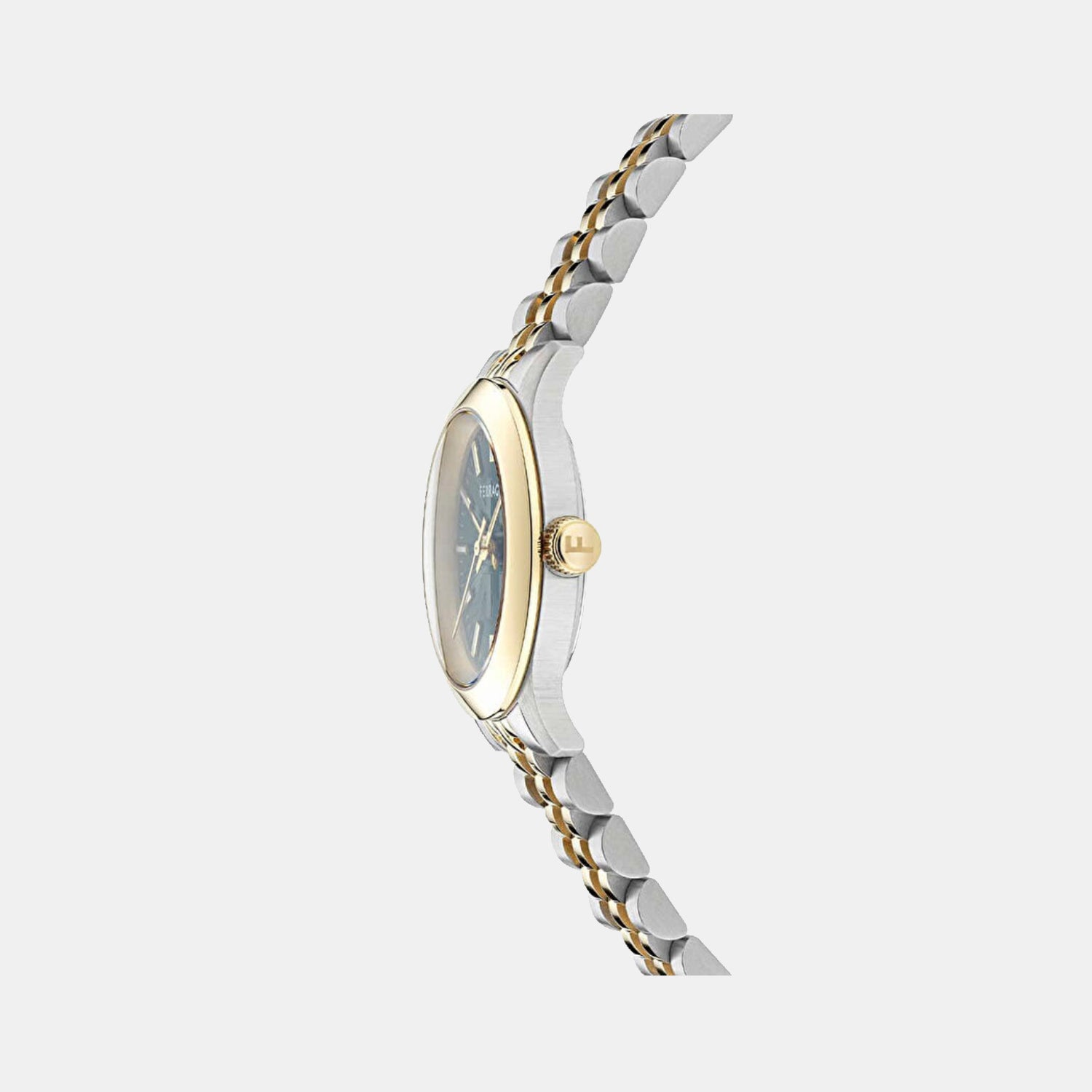 Women Quartz Grey Dial Analog Stainless Steel Watch SFTY00225