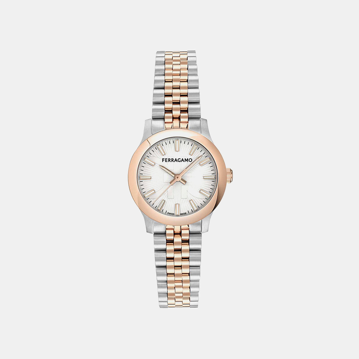 Women Quartz Mother Of Pearl Dial Analog Stainless Steel Watch SFTY00325