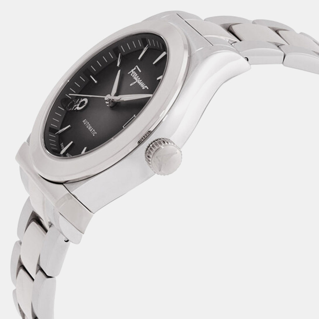 1927 Men Automatic Black Dial Analog Stainless Steel Watch SFU800224