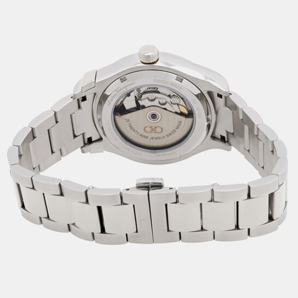 1927 Men Automatic Black Dial Analog Stainless Steel Watch SFU800224