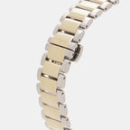 Women Quartz White Dial Analog Stainless Steel Watch SFUQ00624