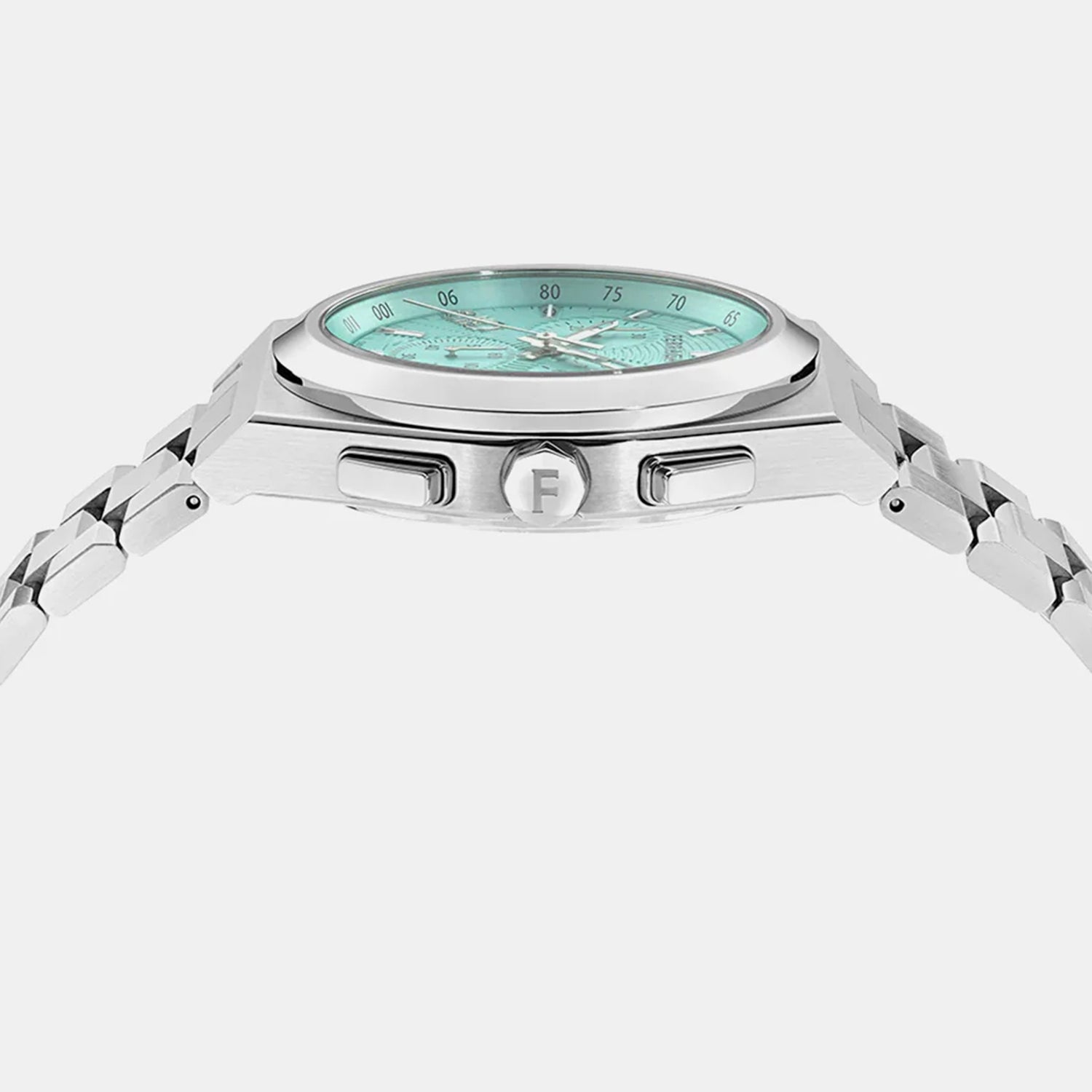 Men Quartz Blue Dial Chronograph Stainless Steel Watch SFVA00624