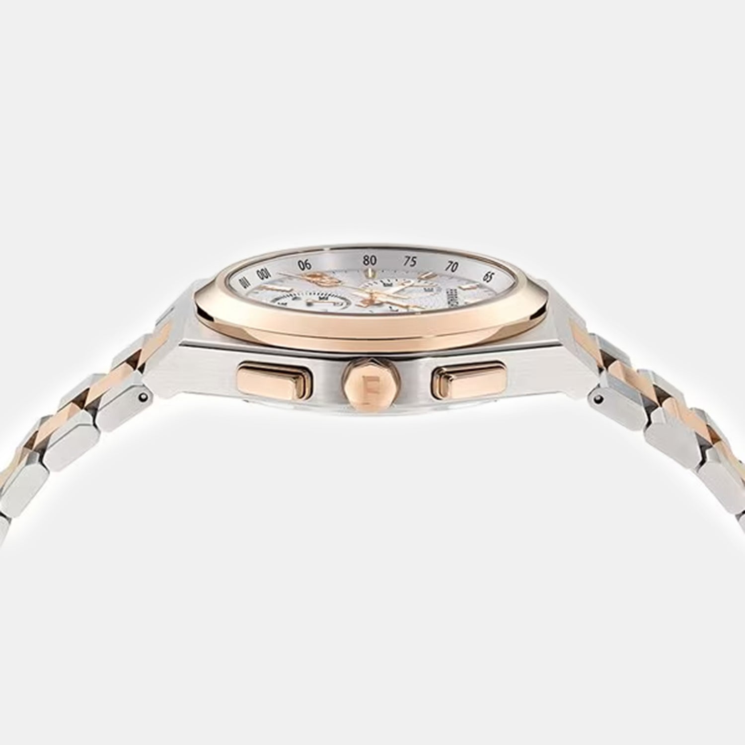 Vega Men Quartz Silver Dial Chronograph Stainless Steel Watch SFVA00925