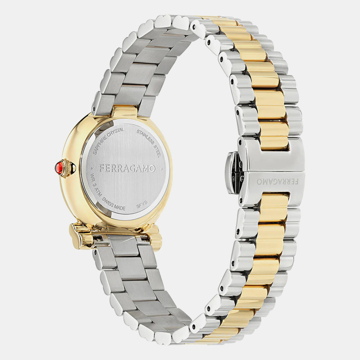 Women Quartz Silver Dial Analog Stainless Steel Watch SFVB00424