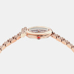 Women Quartz White Dial Analog Stainless Steel Watch SFVB00624