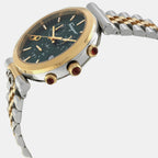 Unisex Quartz Green Dial Chronograph Stainless Steel Watch SFYB02424