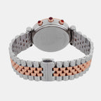 Unisex Quartz Black Dial Chronograph Stainless Steel Watch SFYB02524