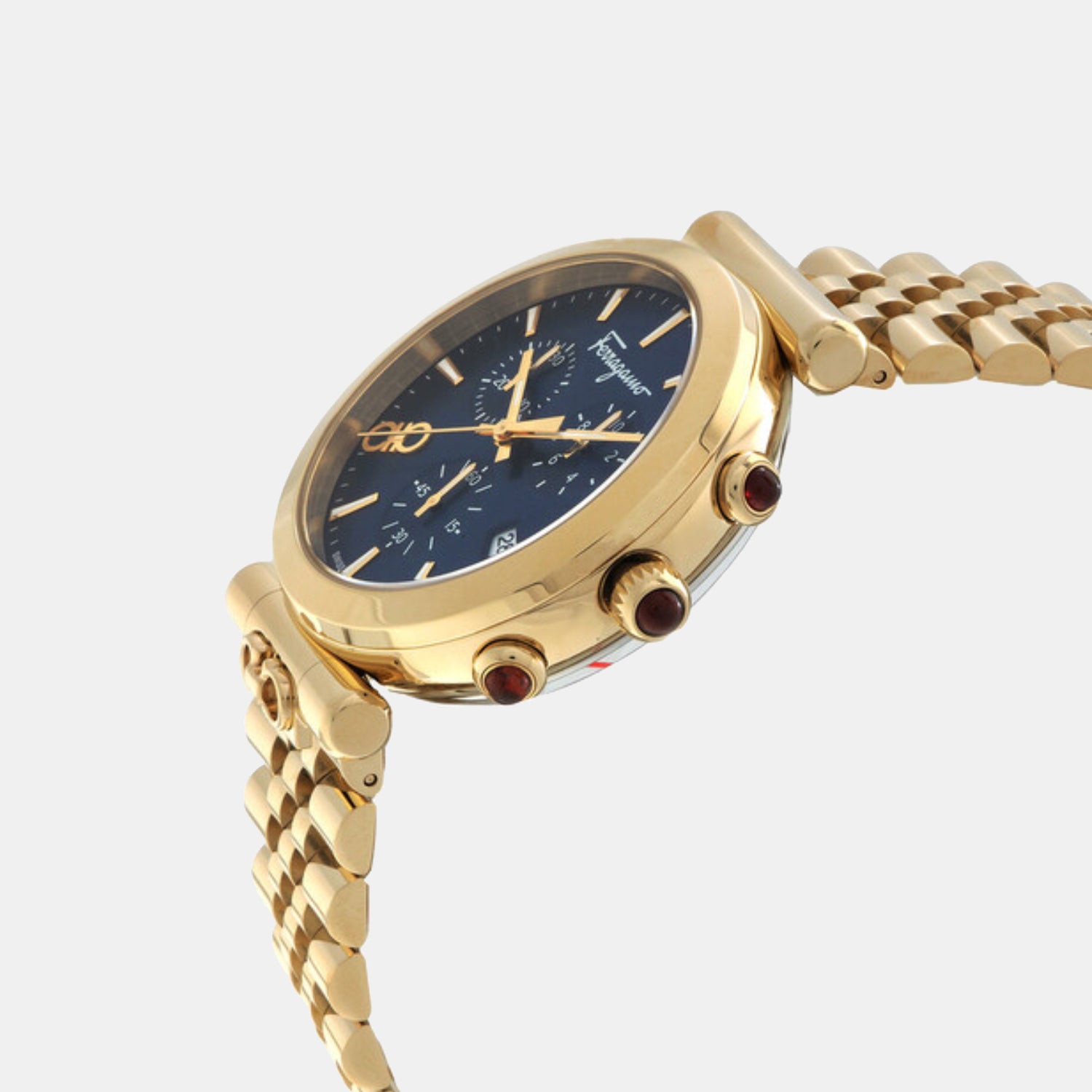 Unisex Quartz Blue Dial Chronograph Stainless Steel Watch SFYB02624