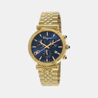 Unisex Quartz Blue Dial Chronograph Stainless Steel Watch SFYB02624