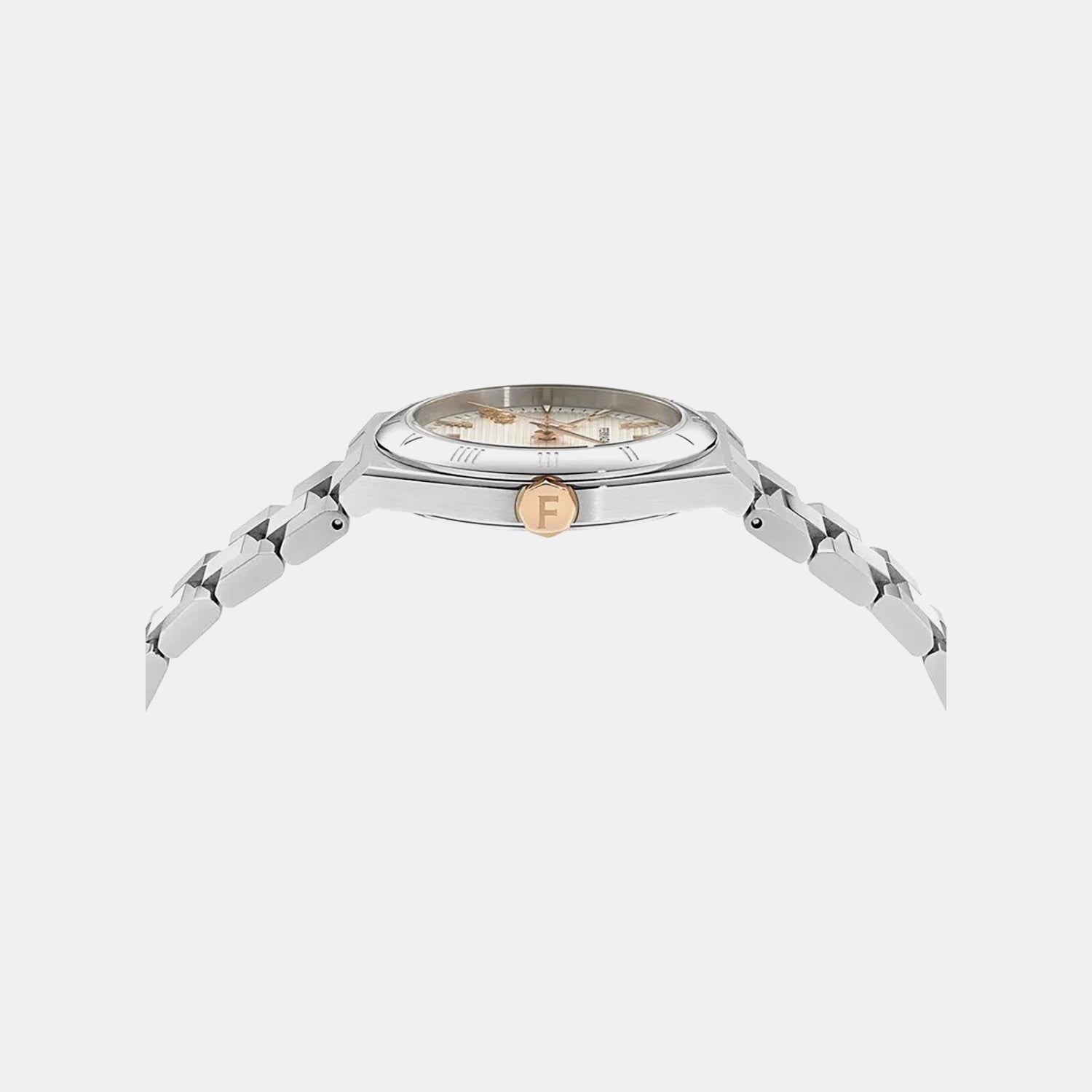 Women Quartz Silver White Dial Analog Stainless Steel Watch SFZB00224