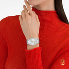 Zb-Vega Upper East 35Mm-F Women Quartz White Dial Analog Stainless Steel Watch SFZB00224