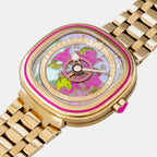 C Series Unisex Quartz Multicolour Dial Analog Stainless Steel Watch C2/01